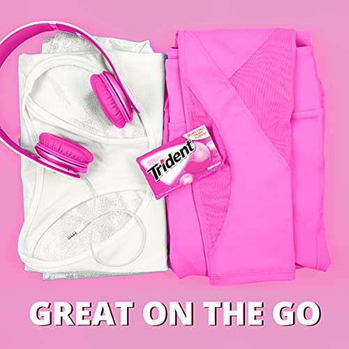 Trident Bubblegum Sugar Free Gum, 12 Packs Of 14 Pieces 168 Tot