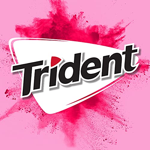 Trident Bubblegum Sugar Free Gum, 12 Packs Of 14 Pieces 168 Tot