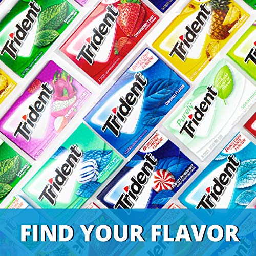 Trident Original Flavor Sugar Free Gum - With Xylitol - 12 Packs
