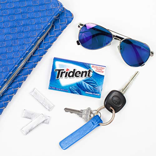 Trident Original Flavor Sugar Free Gum - With Xylitol - 12 Packs