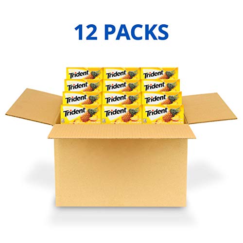 Trident Pineapple Twist Sugar Free Gum, Made With Xylitol, 12 Pa