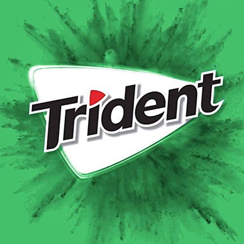 Trident Spearmint Sugar Free Gum, 12 Packs Of 14 Pieces 168 Tot