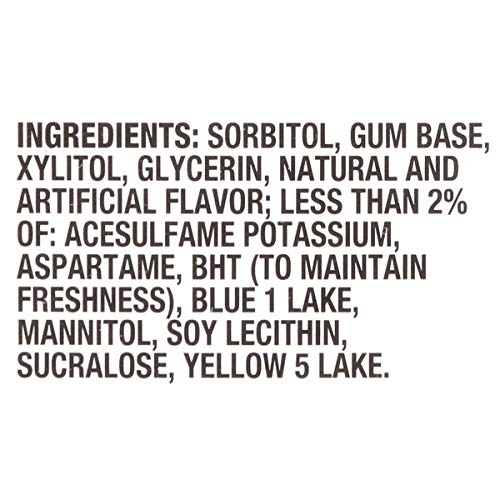 Trident Spearmint Sugar Free Gum, 12 Packs Of 14 Pieces 168 Tot