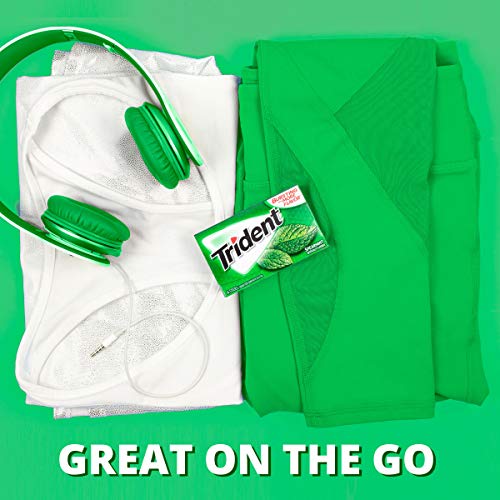 Trident Spearmint Sugar Free Gum, 12 Packs Of 14 Pieces 168 Tot