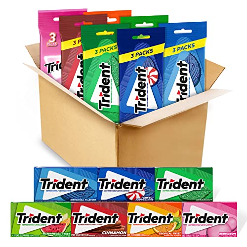 Trident Sugar Free Gum Variety Pack, 21 Packs of 14 Pieces 294 ...
