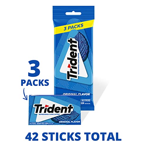 Trident Sugar Free Gum Variety Pack, 21 Packs of 14 Pieces 294 ...
