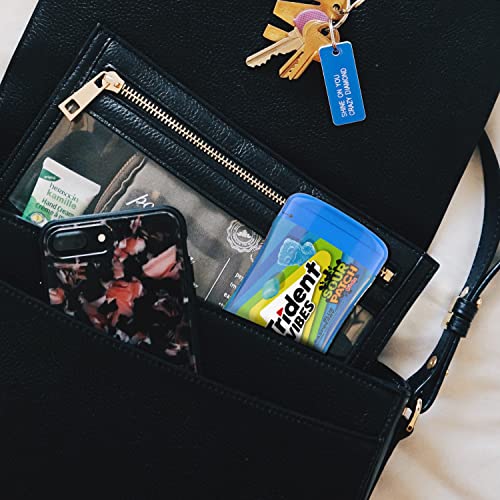 Trident Vibes SOUR PATCH KIDS Blue Raspberry Sugar Free Gum, 4 -...