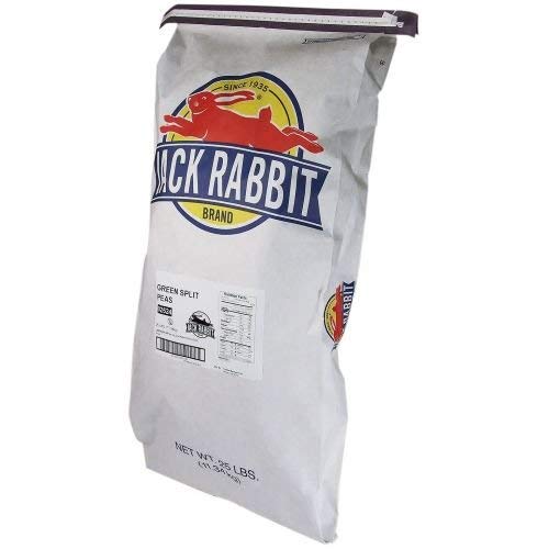 Jack Rabbit Green Split Peas - 25 Lb. Package, 1 Package Each