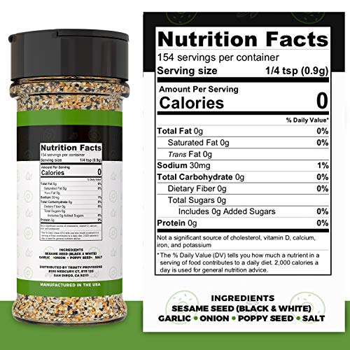 Trinity Provisions Everything Bagel Seasoning - Flavorful Spice