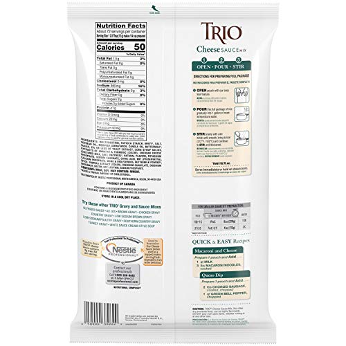 Trio Cheese Sauce Mix, Mac And Cheese, Pretzel Cheese Dip, Rich