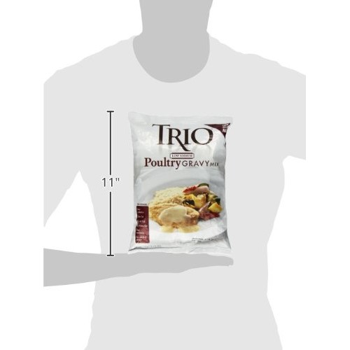 Trio Chicken Gravy Mix, Low Sodium, Just Add Water, 22.6-Oz Bag