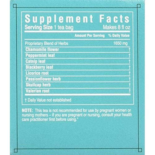 Chinese Medicinal Tea-Relaxing Herbal Tea Triple Leaf Tea 20 Bag