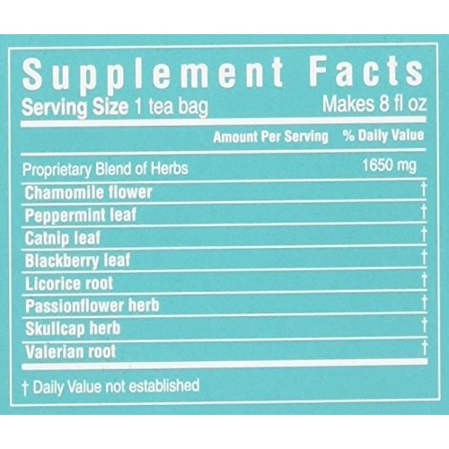 Chinese Medicinal Tea-Relaxing Herbal Tea Triple Leaf Tea 20 Bag