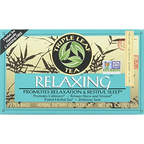 Chinese Medicinal Tea-Relaxing Herbal Tea Triple Leaf Tea 20 Bag