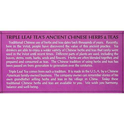 Triple Leaf Tea Blood Pressure Tea Bags, 20 Count