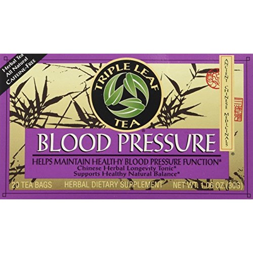Triple Leaf Tea, Tea Bags, Blood Pressure, 1.06-Ounce Bags, 20-C