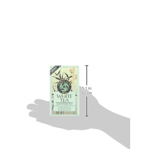 Triple Leaf Tea, White Peony, 20 Tea Bags Pack Of 6