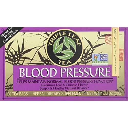 Triple Leaf Blood Pressure Tea Bags, 1.06 Ounce, 3 Pk