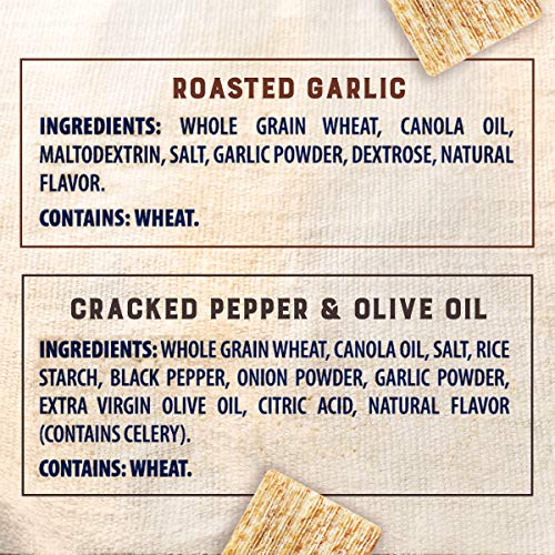 Triscuit Whole Grain Crackers 4 Flavor Variety Pack, Regular Siz