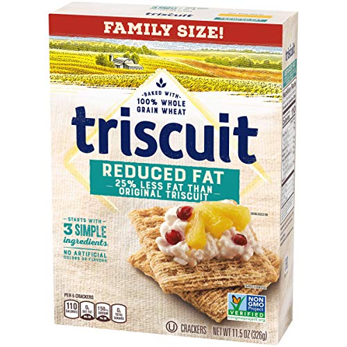 Triscuit Reduced Fat Whole Grain Wheat Crackers, 11.5 Oz