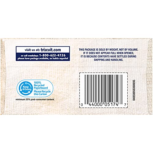 Triscuit Thin Crisps Crackers, Parmesan Garlic Flavor, 1 Box 7.