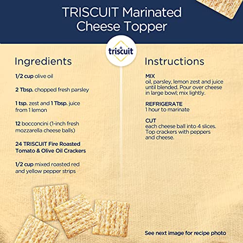 Triscuit Thin Crisps Crackers, Parmesan Garlic Flavor, 1 Box 7.