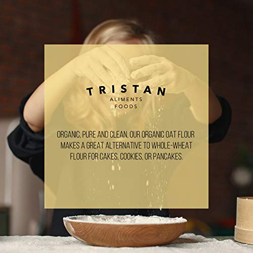 Tristan Foods Organic Oat Flour 2 Lbs. Pure And Vegan Friendly