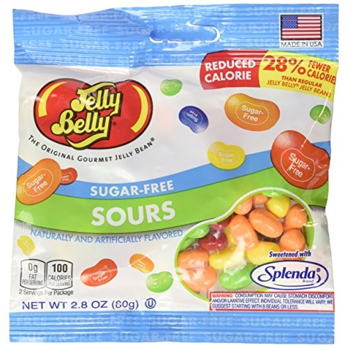 Jelly Belly Jelly Beans 2.8Oz Sugar Free Sours
