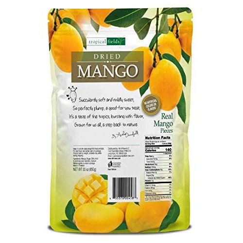 Tropical Fields Dried Real Mango 30 Oz, 30 Oz