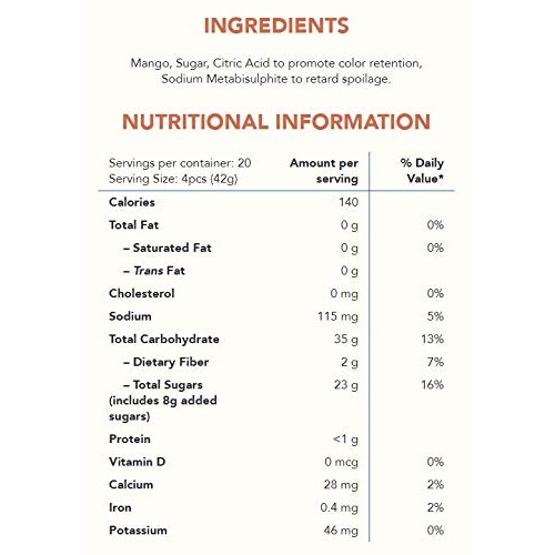 Tropical Fields Dried Real Mango 30 Oz, 30 Oz