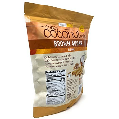 Crispy Coconut Rolls With Brown Sugar Plus Roasted Sesame Seeds ...