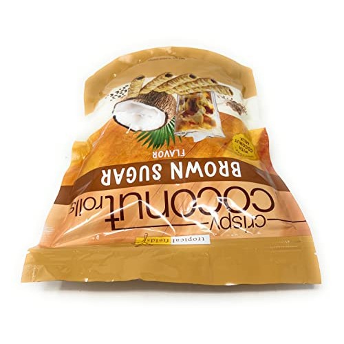 Crispy Coconut Rolls With Brown Sugar Plus Roasted Sesame Seeds ...