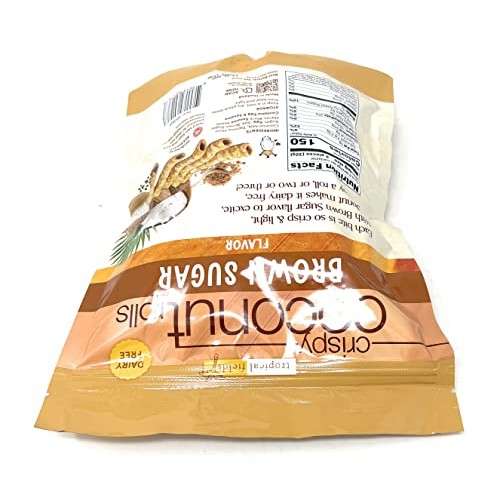 Crispy Coconut Rolls With Brown Sugar Plus Roasted Sesame Seeds ...