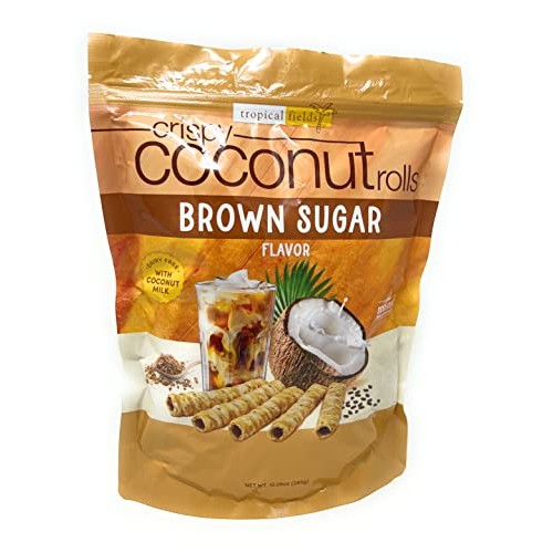 Crispy Coconut Rolls With Brown Sugar Plus Roasted Sesame Seeds ...