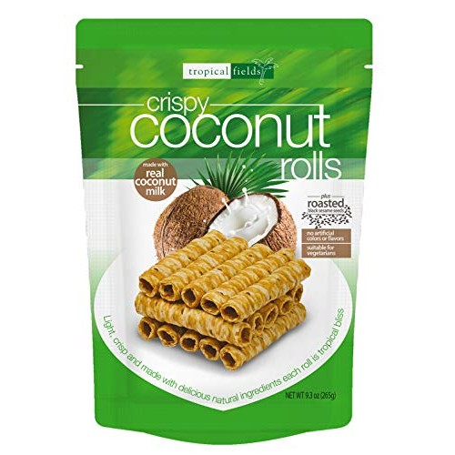 Tropical Fields Crispy Coconut Rolls, 9.3 Oz