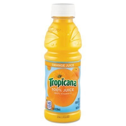 100 Juice Orange 10 Oz Plastic Bottle 24/Carton By Tropicana