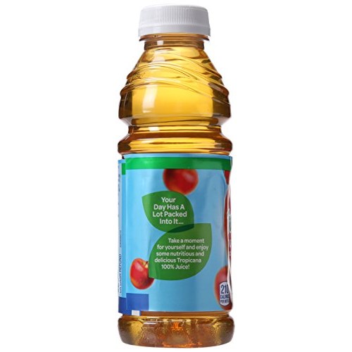 Tropicana 100 Percent Apple Juice, 12 Count