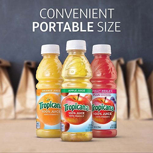 Tropicana 100% Juice 3-Flavor Classic Variety Pack, 10 Ounce Bot