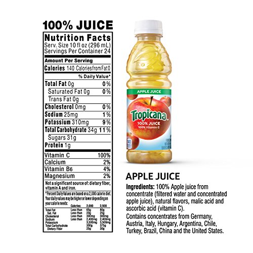 Tropicana 100% Juice 3-Flavor Classic Variety Pack, 10 Ounce Bot