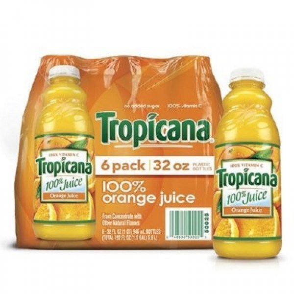 Tropicana 100% Orange Juice - 6/32Oz By Tropicana