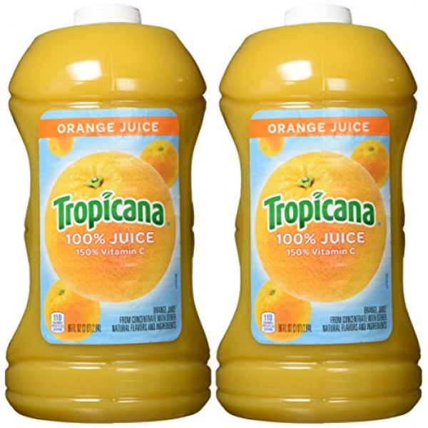 Tropicana Orange Juice-96 Oz, 2 Ct
