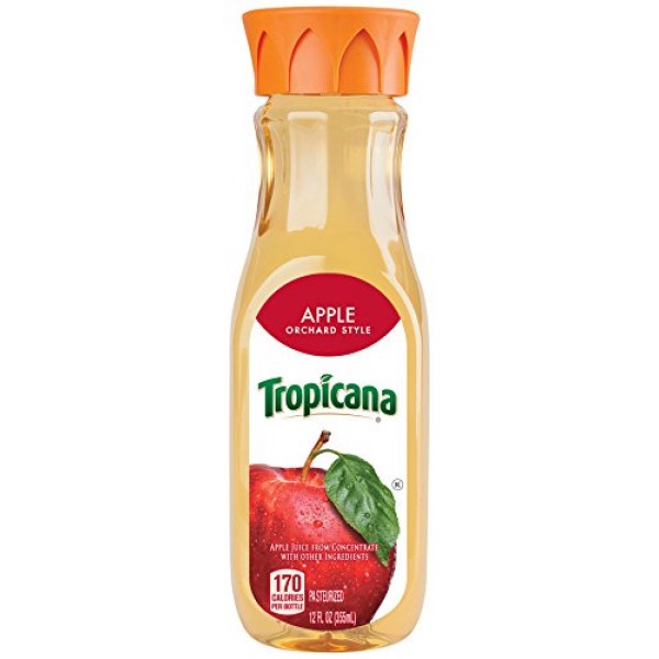 Tropicana Orchard Style Apple Juice 12 fl. oz. Bottle