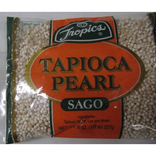 Tropics Tapioca Pearl Or Sago 8 Oz. Small Pcs