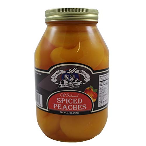 Troyer Cheese Inc Quart Spiced Peach Halves 32Oz