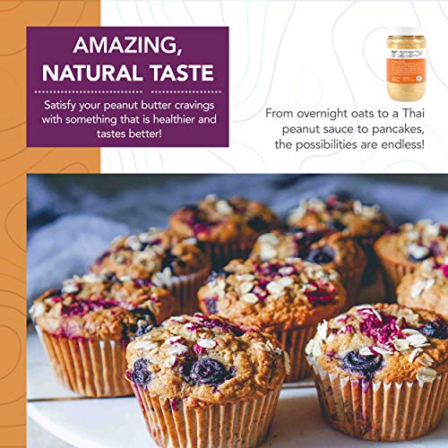 Tru-Nut Peanut Flour 18 Servings, 14 Oz Jar Great For Baking,