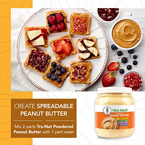 Tru-Nut Powdered Peanut Butter 71 Servings, 30 Oz Jar Good Sou