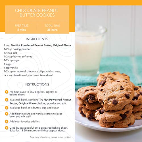 Tru-Nut Powdered Peanut Butter 71 Servings, 30 Oz Jar Good Sou