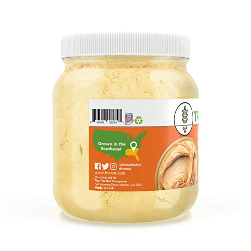 Tru-Nut Powdered Peanut Butter 71 Servings, 30 Oz Jar Good Sou