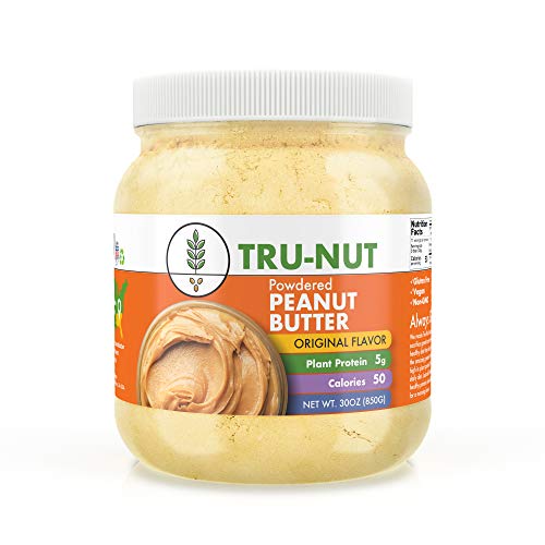 Tru-Nut Powdered Peanut Butter 71 Servings, 30 Oz Jar Good Sou