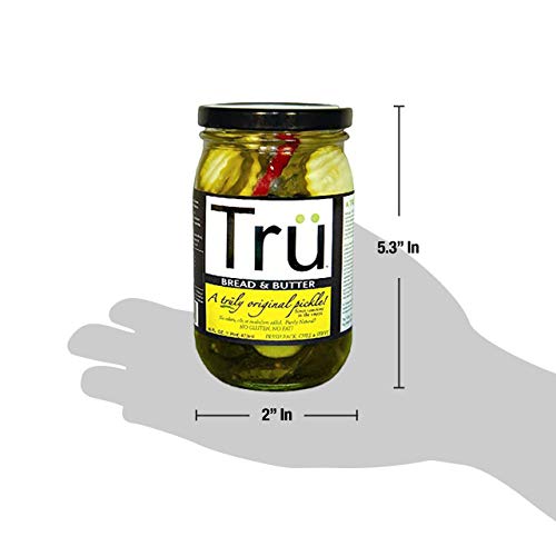 Bread And Butter By Tru Pickles. 16 Oz Gourmet, Made With The Pe
